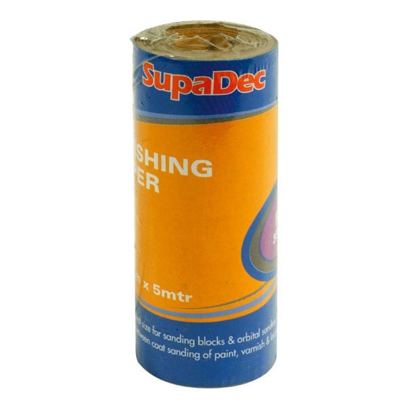 SupaDec Finishing Paper|5 Metre, 320 Grit|12 sheets, Assorted