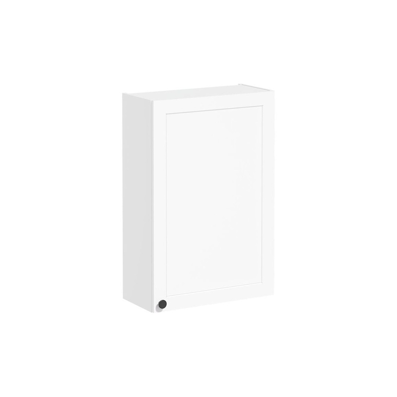 VitrA Root Classic 60cm 1 Door Upper/Wall Unit (RH Hinge) – Matt White