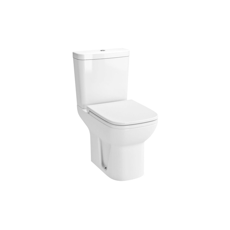 VitrA S20 Open Back Close Coupled Pan Only – White