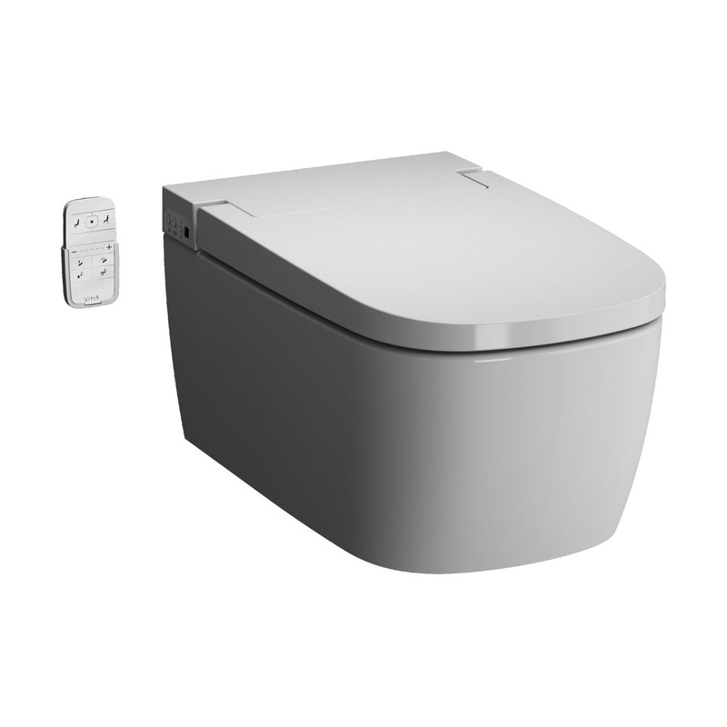 VitrA V-Care Essential Rimless Shower Toilet – White