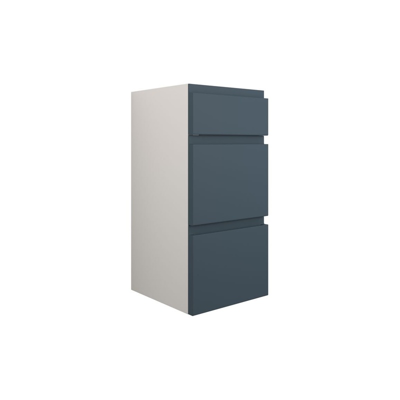 Camil 300mm Standard 3 Drawer Unit – Matt Arley Blue