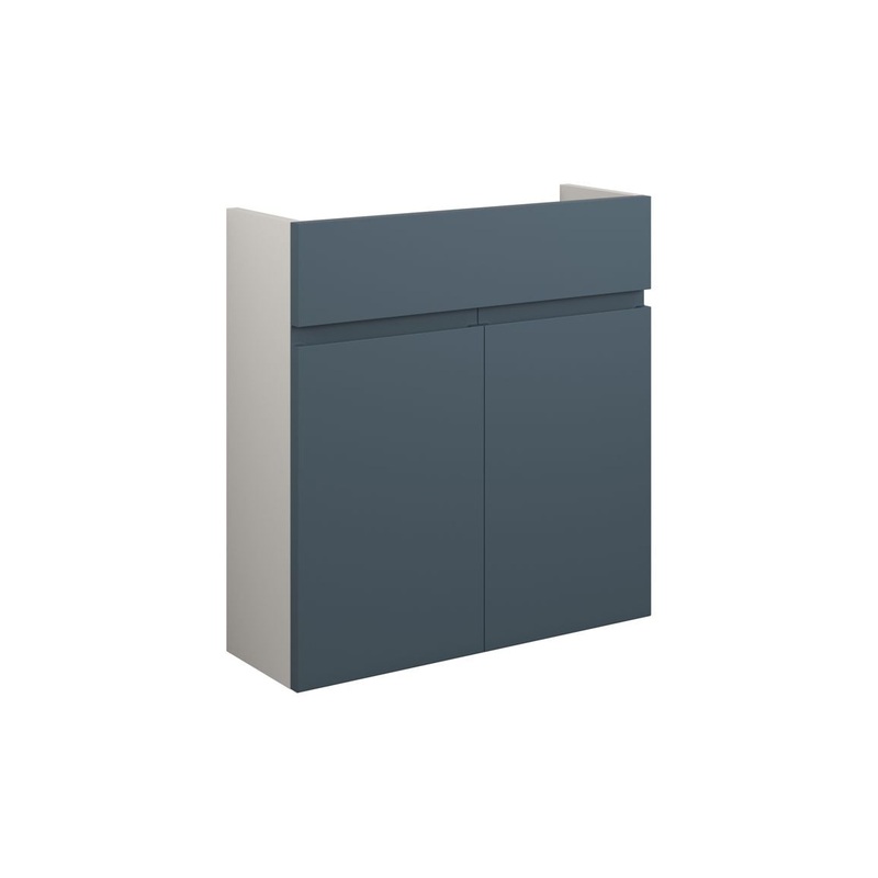 Camil 600mm Slim Basin Unit – Matt Arley Blue