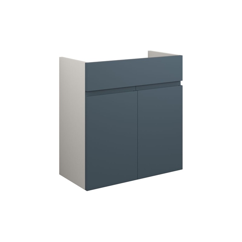 Camil 600mm Standard Basin Unit – Matt Arley Blue