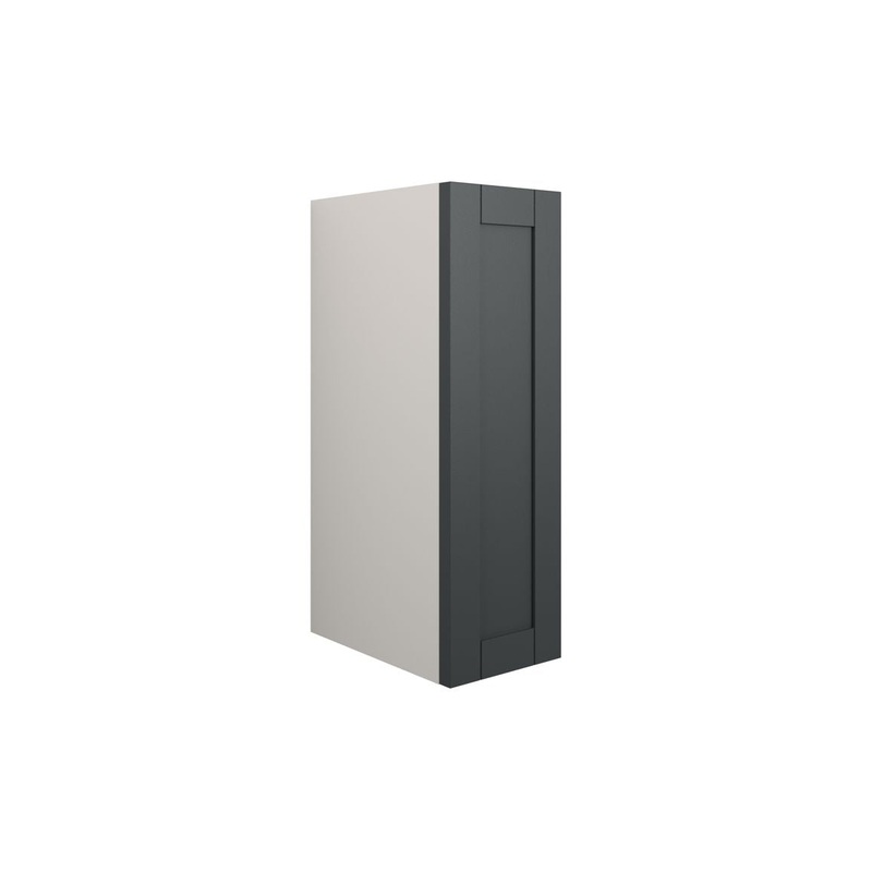 Clarence 200mm Standard Toilet Roll Unit – Matt Graphite Grey