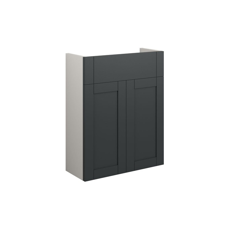 Clarence 500mm Slim Basin Unit – Matt Graphite Grey