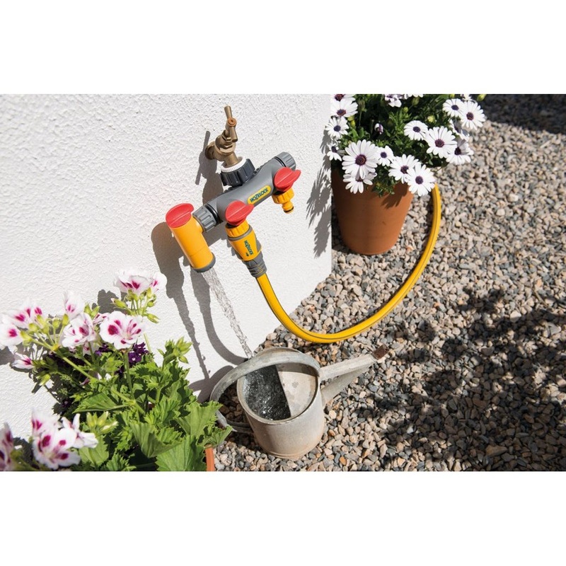 Hozelock Flow Max 3 Way Tap Connector