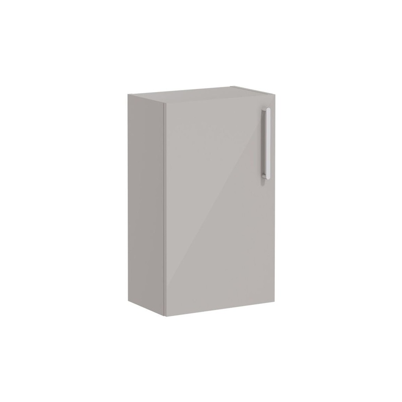 VitrA Root Flat 40cm 1 Door Slim Lower/Base Unit (LH Hinge) – Bright Sahara Beige