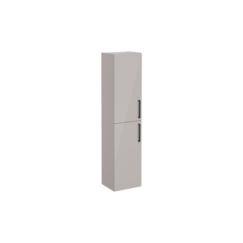 VitrA Root Flat 40cm 2 Door Tall Unit (LH Hinge) – Bright Sahara Beige