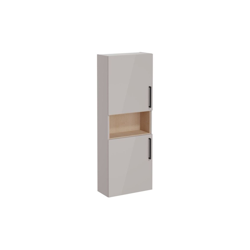 VitrA Root Flat 55cm 2 Door Semi-Tall Unit (LH Hinge) – Bright Sahara Beige