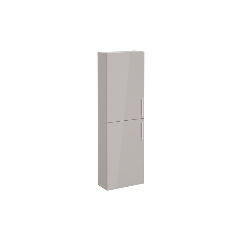 VitrA Root Flat 55cm 2 Door Slim Tall Unit (LH Hinge) – Bright Sahara Beige