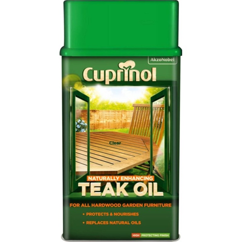Cuprinol Garden Furniture Teak Oil 1L