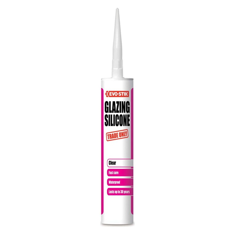Evo-Stik Glazing Silicone|Clear|White