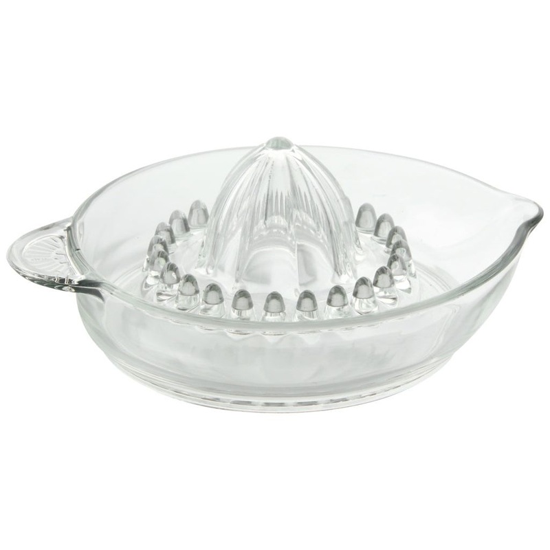 Fackelmann Glass Lemon Squeezer Press