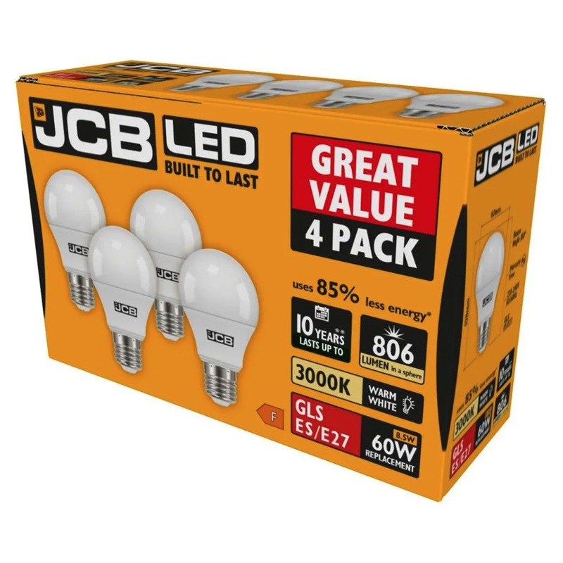 JCB GLS ES E27 3000k Warm White