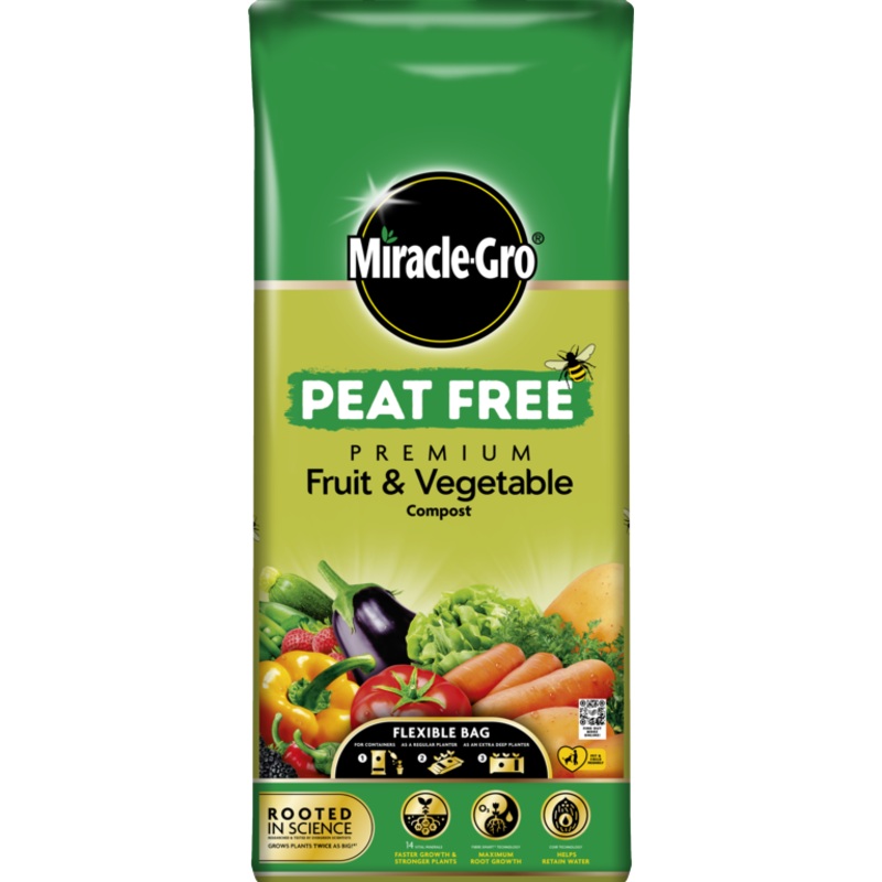 Miracle-Gro Fruit & Vegetable Peat Free Compost