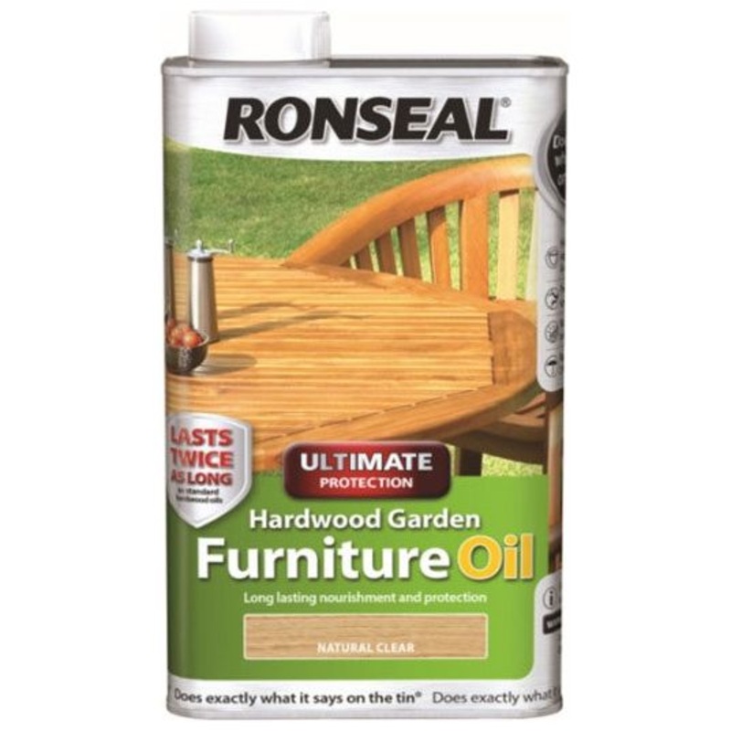 Ronseal Hardwood Furniture Oil 500ml Natural Clear
