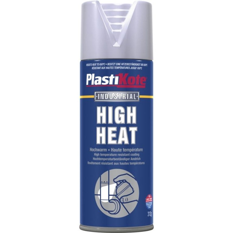 PlastiKote High Heat 400ml|Aluminium|Black