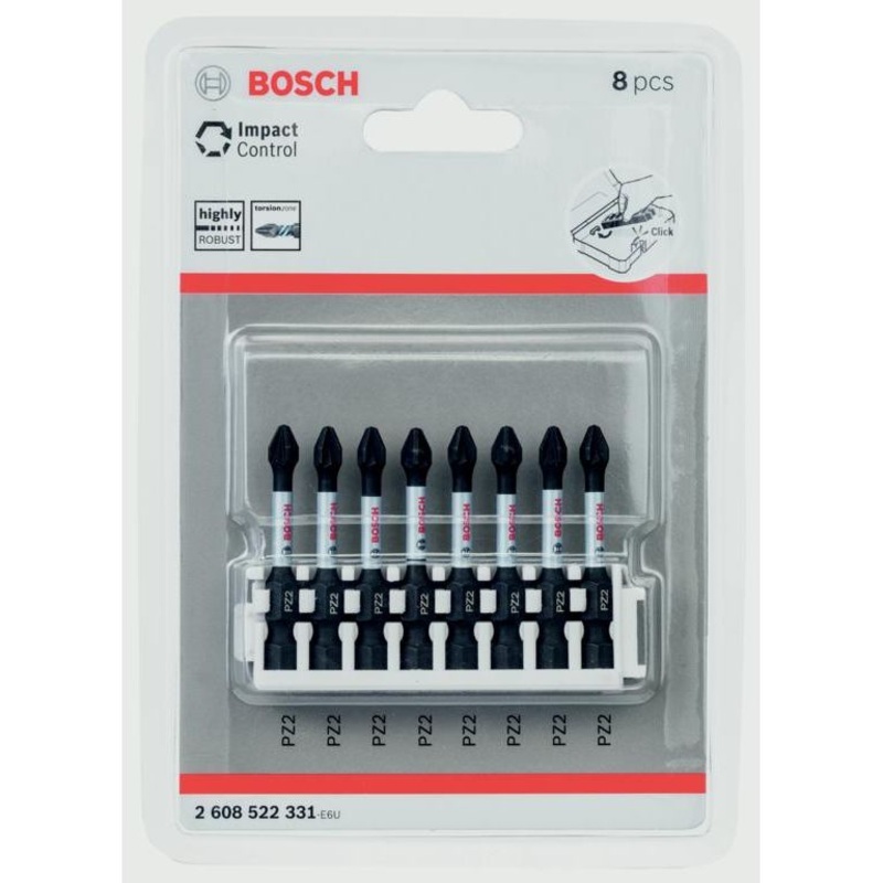 Bosch Impact Power Bit 50mm|8 Pack
