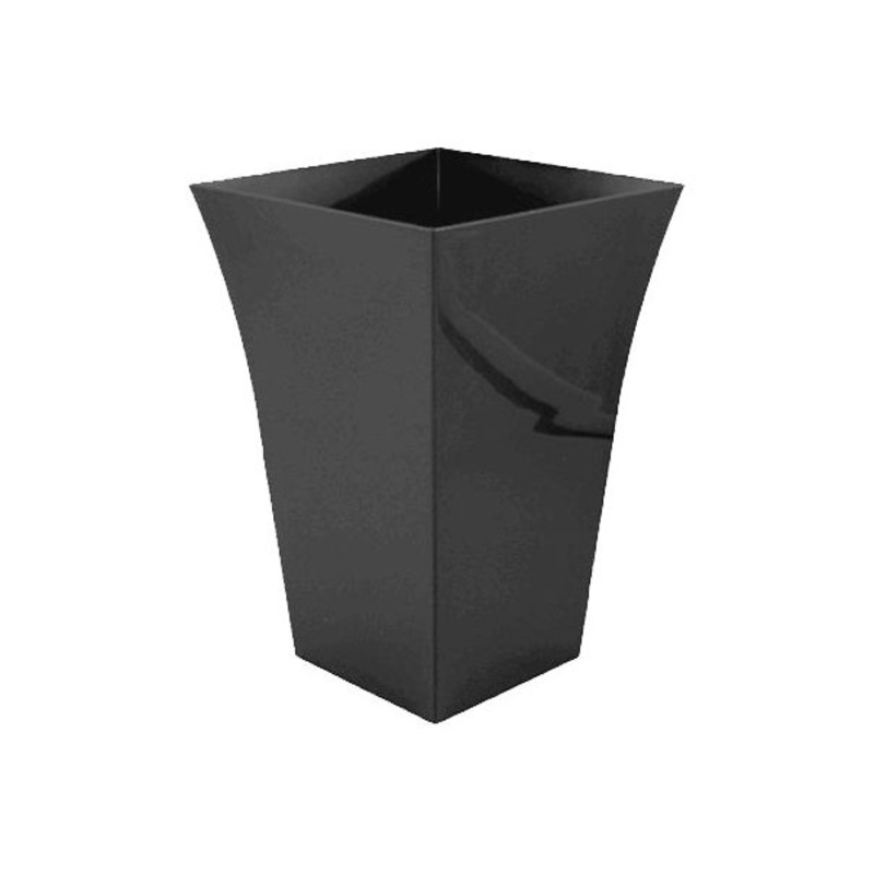 Milano Large Upright Planter|Ebony|White
