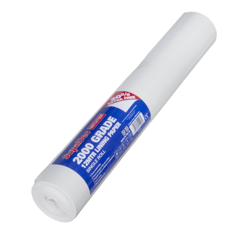 SupaDec Lining Paper 2000 Grade 10m Plus 20%