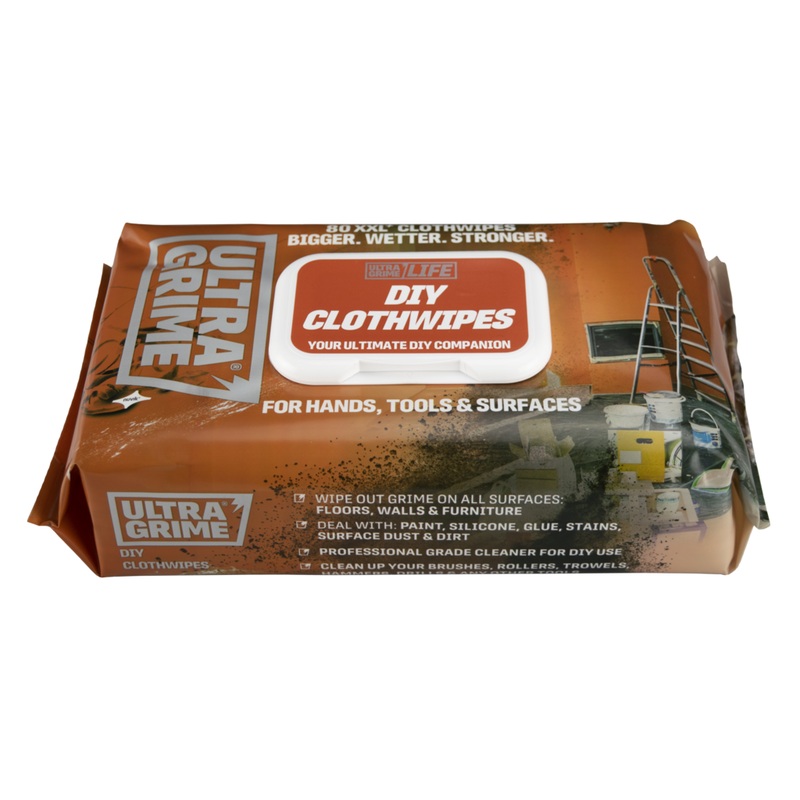 Ultragrime Life DIY Cloth Wipes XXL 80 Pack
