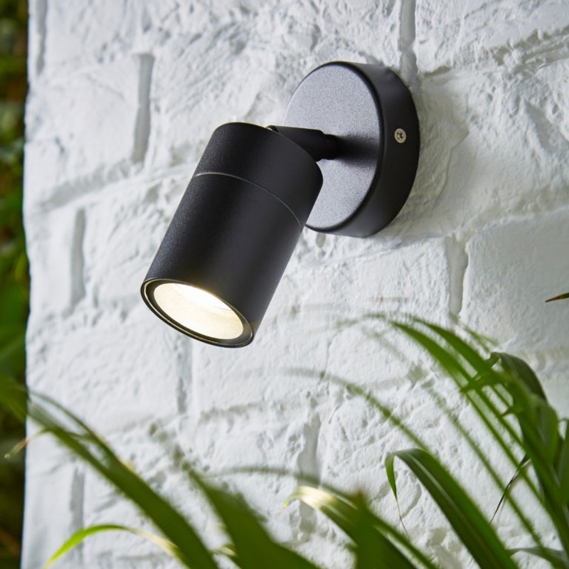 Zinc Leto 1 Light Adjustable|Black|Stainless Steel