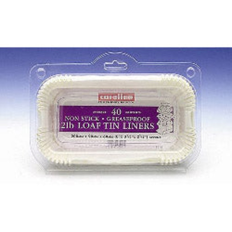 Caroline Loaf Tin Liners (24)|2lb