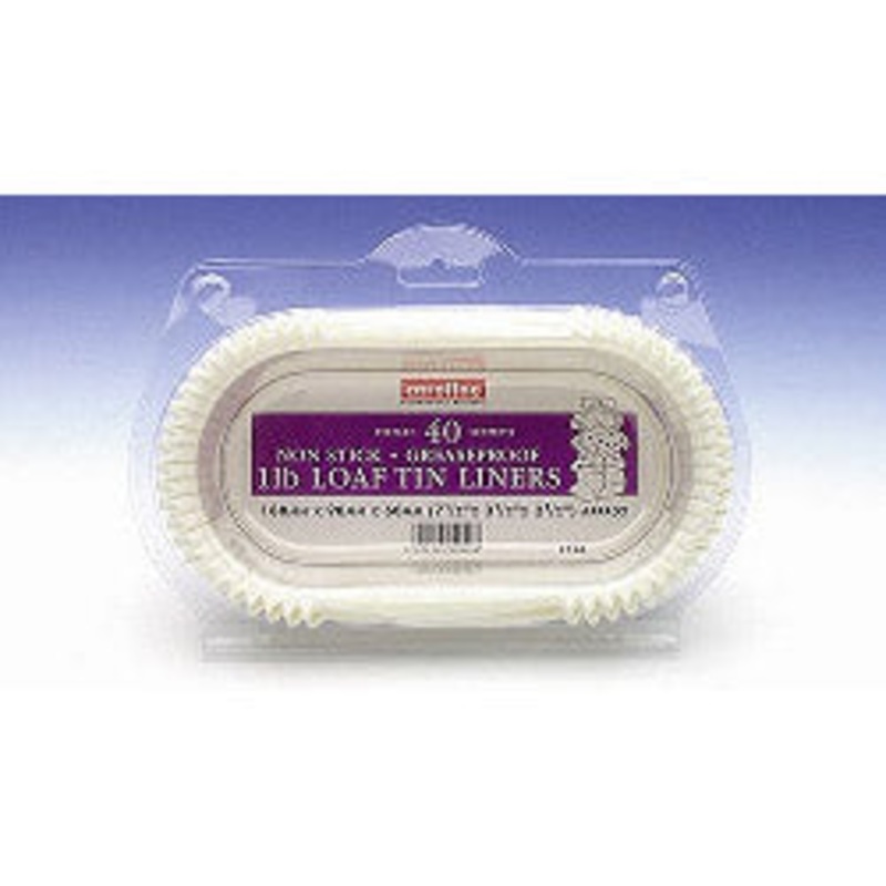 Caroline Loaf Tin Liners (40)|1lb