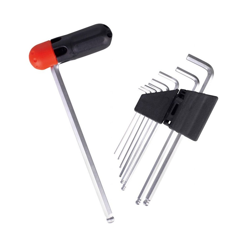 SupaTool Long Arm Ball End Hex Key Set 10 piece
