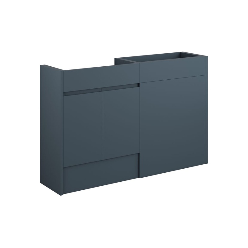Camil 1236mm Standard Basin & WC Unit Pack – Matt Arley Blue