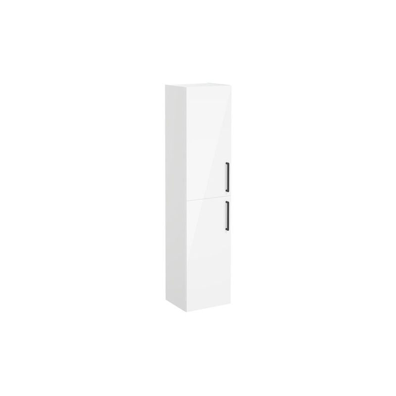 VitrA Root Flat 40cm 2 Door Tall Unit (LH Hinge) – High Gloss White