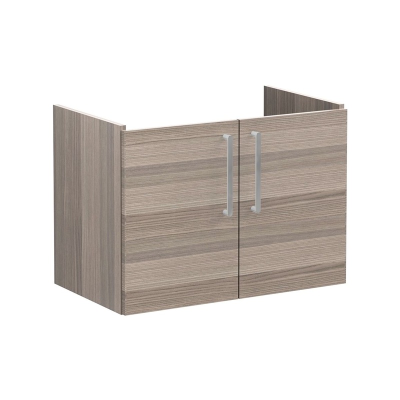 VitrA Root Flat 80cm 2 Door Wall Hung Washbasin Unit – Cordoba