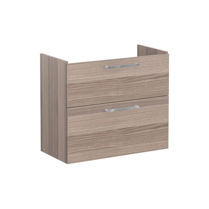 VitrA Root Flat 80cm 2 Drawer Slim Washbasin Unit – Cordoba
