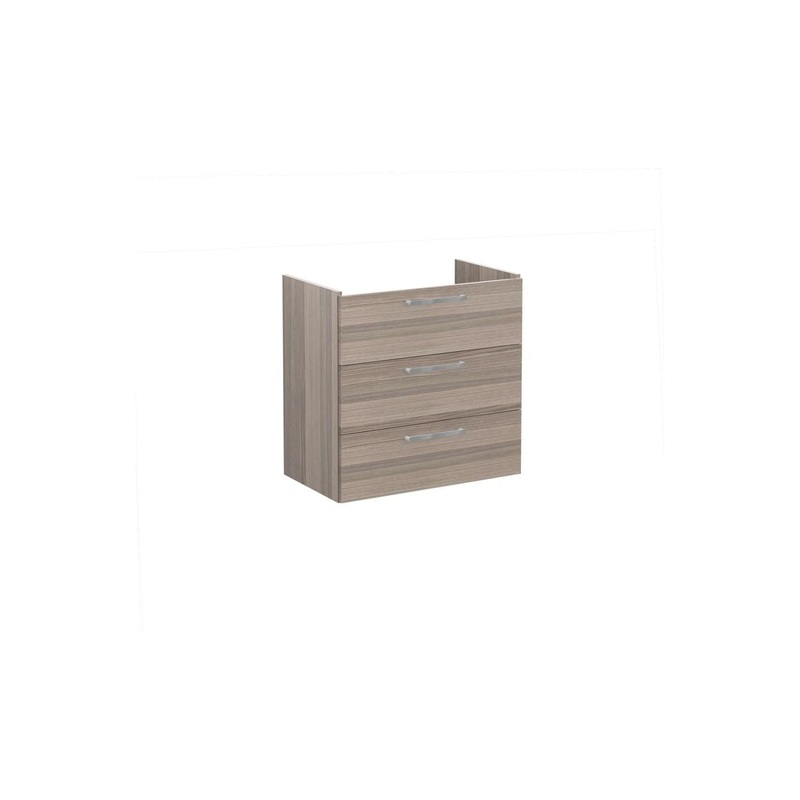 VitrA Root Flat 80cm 3 Drawer Washbasin Unit – Cordoba