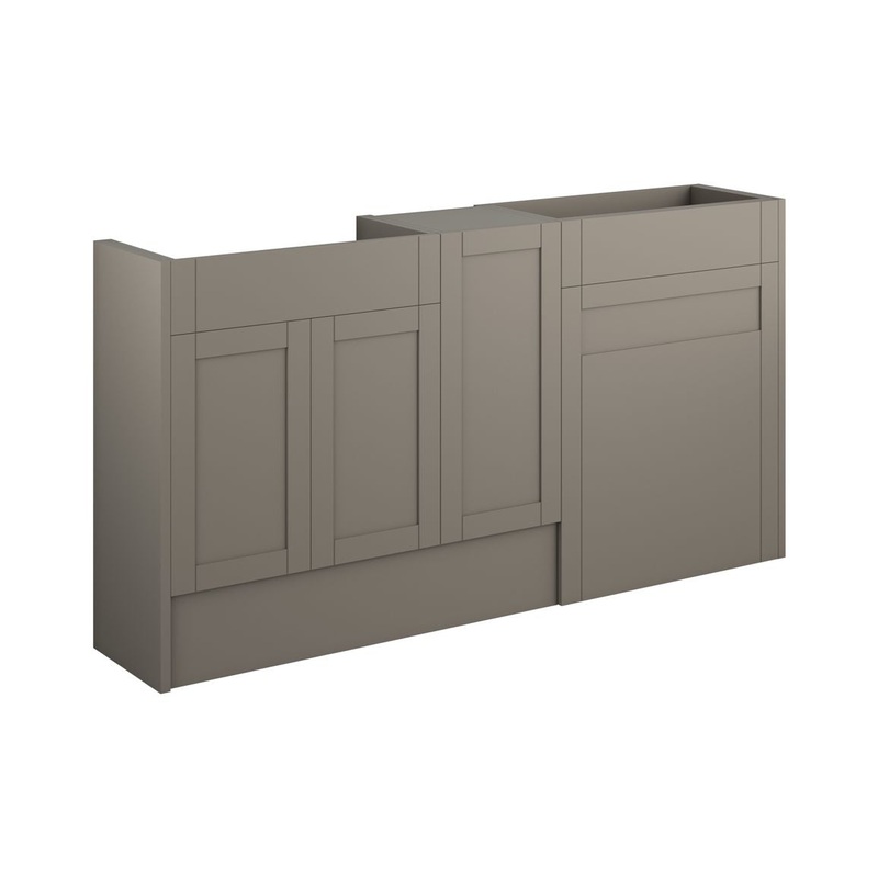 Clarence 1536mm Standard Basin, WC & 1 Door Unit Pack – Matt Stone
