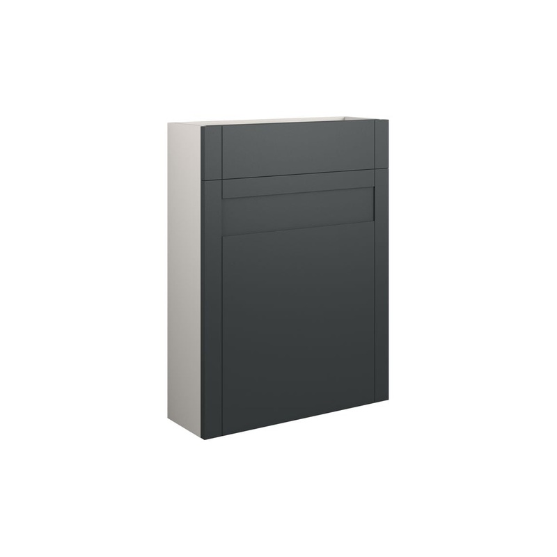Clarence 600mm Slim WC Unit – Matt Graphite Grey