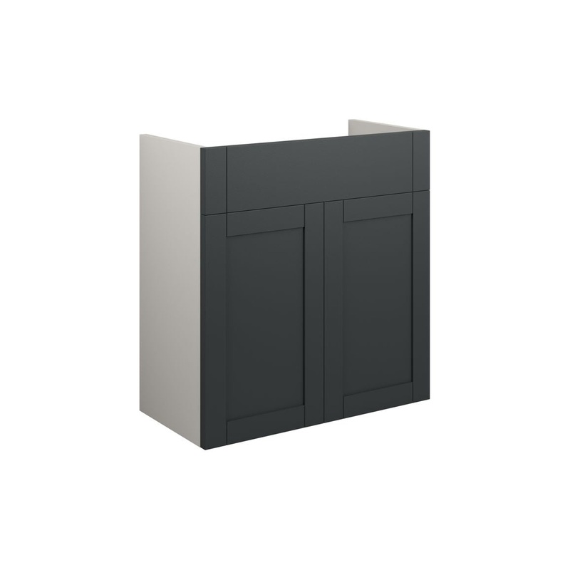 Clarence 600mm Standard Basin Unit – Matt Graphite Grey