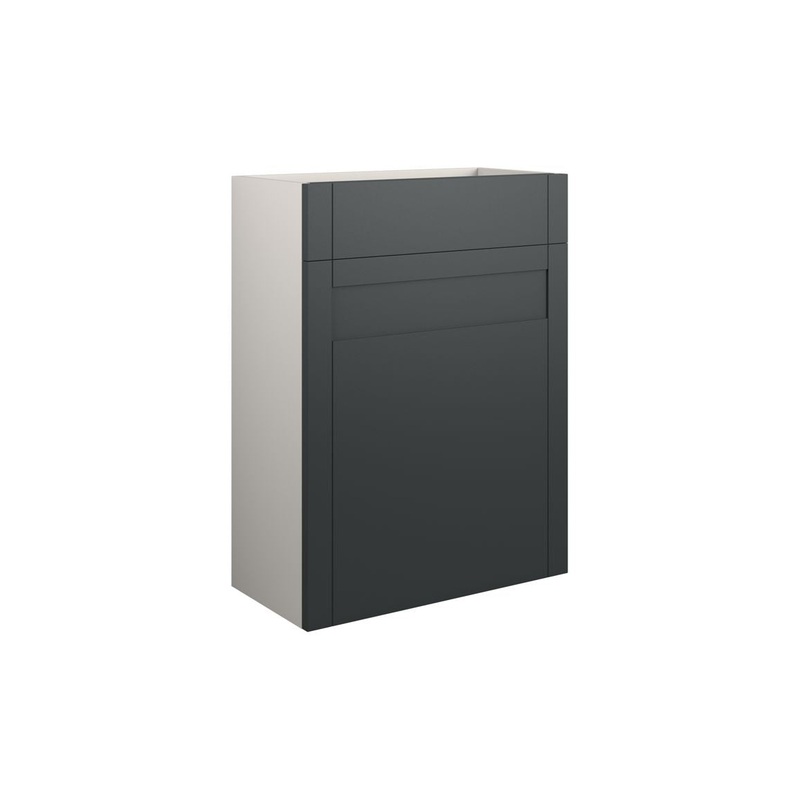 Clarence 600mm Standard WC Unit – Matt Graphite Grey