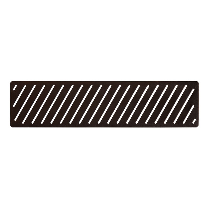 Linear Tray Waste Cover – Matt Black