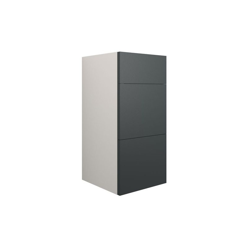 Paddock 300mm Standard 3 Drawer Unit – Matt Graphite Grey
