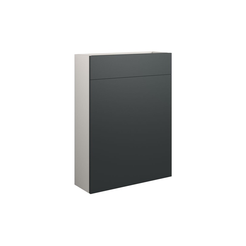 Paddock 600mm Slim WC Unit – Matt Graphite Grey