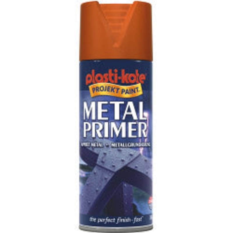 PlastiKote Metal Primer|400ml Aerosol Red Oxide|400ml Aerosol White