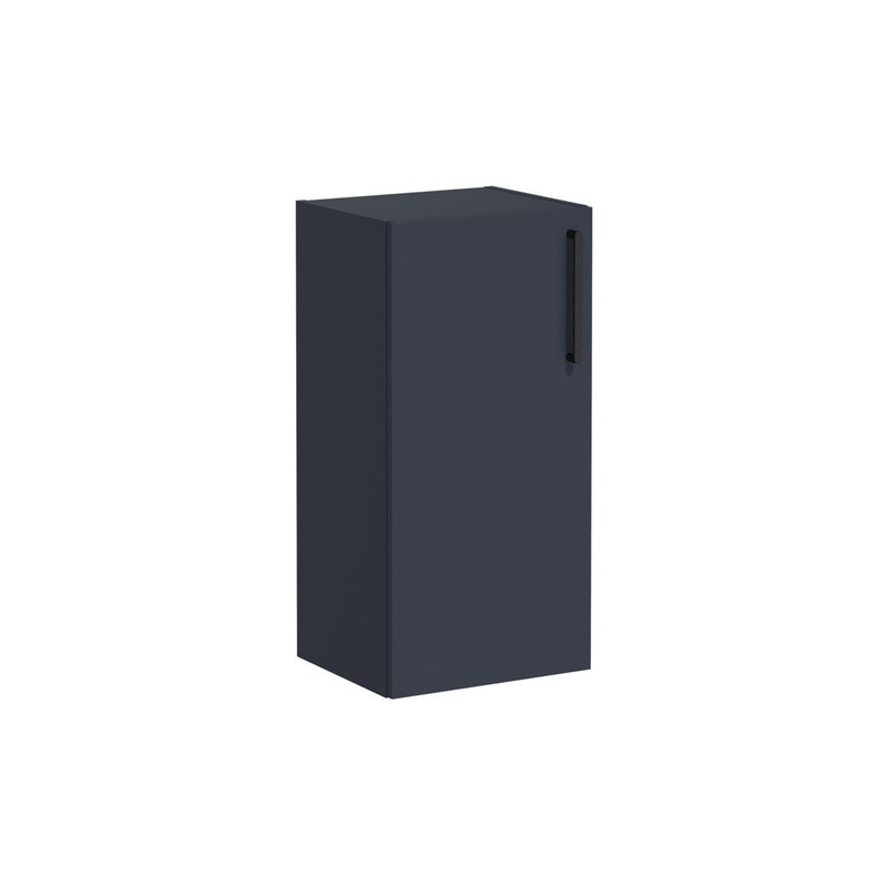 VitrA Root Flat 40cm 1 Door Lower/Base Unit (LH Hinge) – Matt Dark Blue