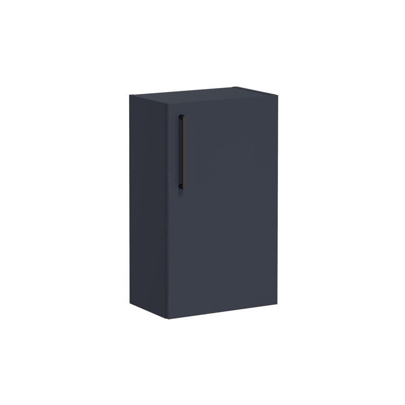 VitrA Root Flat 40cm 1 Door Slim Lower/Base Unit (RH Hinge) – Matt Dark Blue