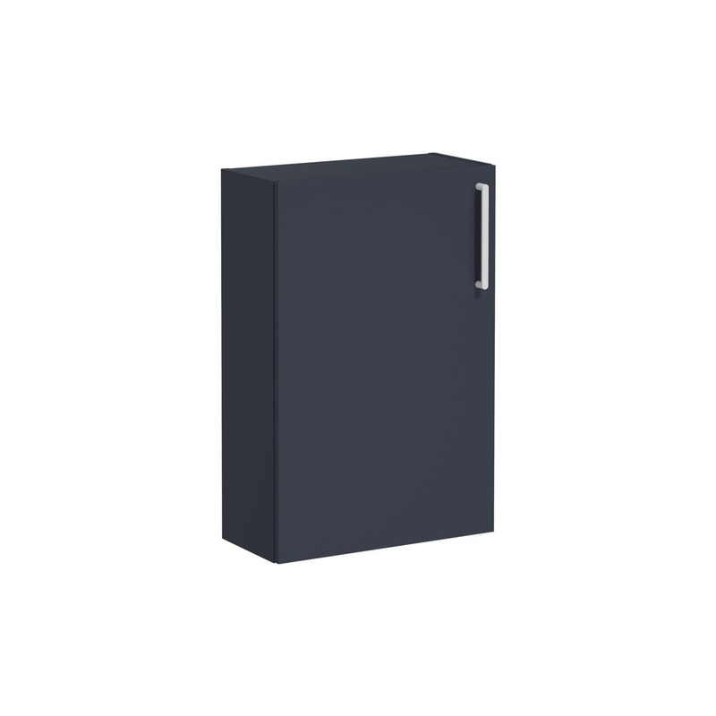 VitrA Root Flat 55cm 1 Door Slim Lower/Base Unit (LH Hinge) – Matt Dark Blue