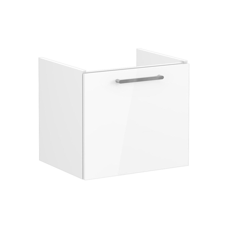 VitrA Root Flat 60cm 1 Drawer Washbasin Unit – High Gloss White