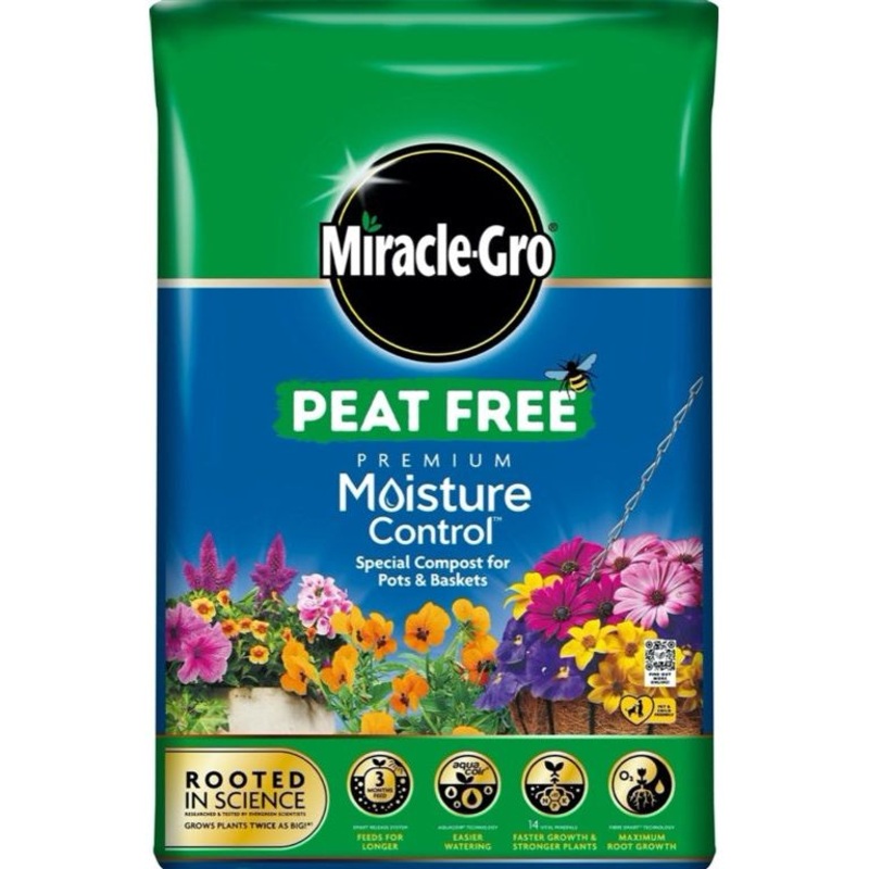 Miracle-Gro Moisture Control Peat Free Compost