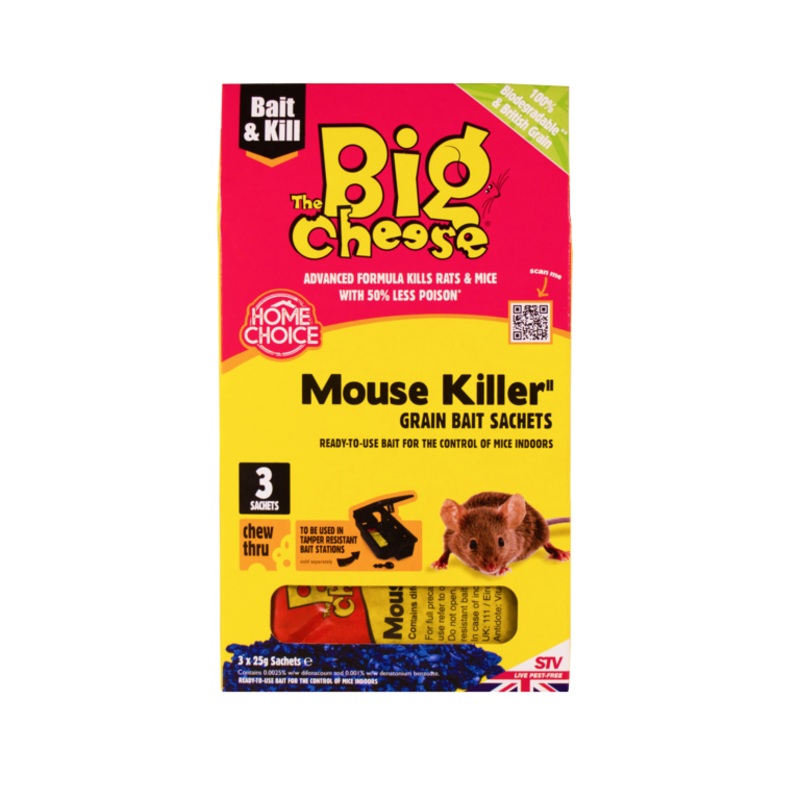 The Big Cheese Mouse Killer – 3 x 25g