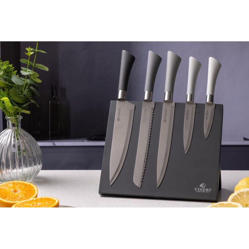 Viners Mono Mix 6-Piece Knife Block Set  Giftbox Edition