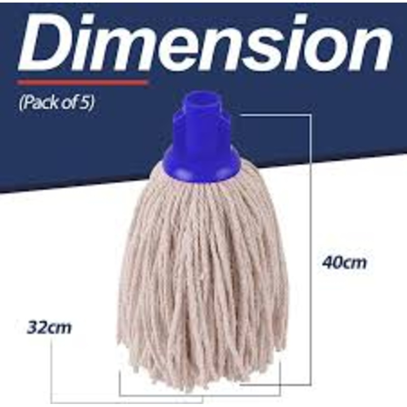 Abbey No.16 Twine Socket Mop (Blue.Ftg)
